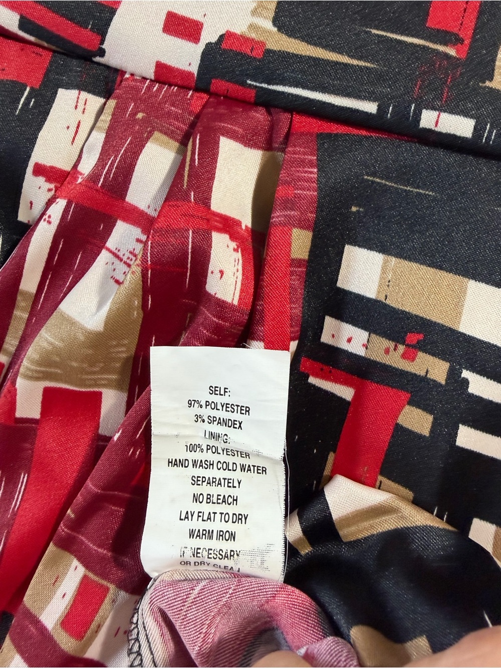 Rabbit Rabbit Rabbit Designs Geometric Wrap Dress Size 4 - Picture 5 of 11